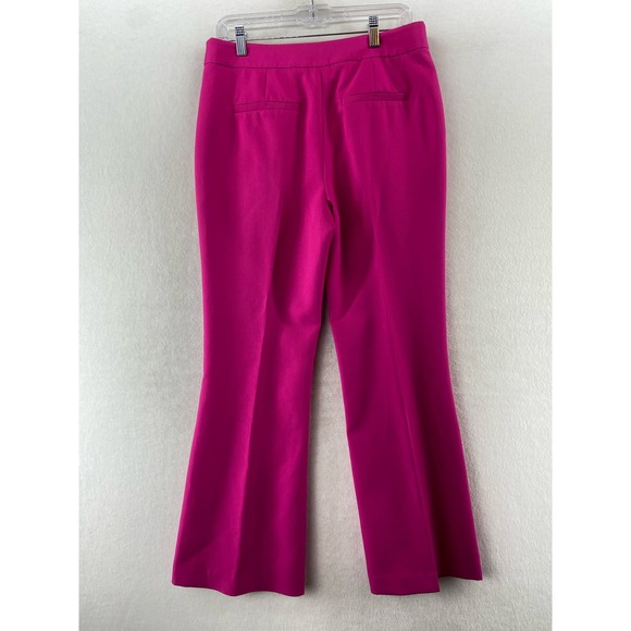 Milly Paige Button Cropped Flare Pants Size 8 - Picture 8 of 8